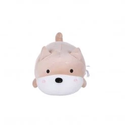 Mily 20-in Laying Tan Shiba Plush