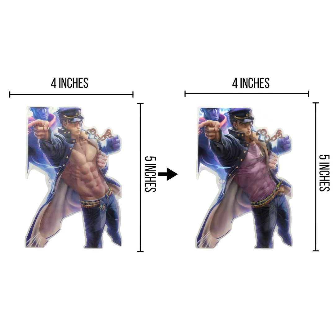 Mily JoJo's Bizarre Adventure Jotaro Kujo Lenticular Sticker 5 Mily JoJo's Bizarre Adventure Jotaro Kujo Lenticular Sticker