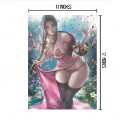 Mily Lifestyle Final Fantasy Aerith Gainsborough "11 X 17" Aluminum Art Print 8 Mily Lifestyle Final Fantasy Aerith Gainsborough