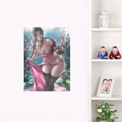 Mily Lifestyle Final Fantasy Aerith Gainsborough "11 X 17" Aluminum Art Print 9 Mily Lifestyle Final Fantasy Aerith Gainsborough