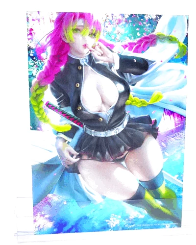 Mily Lifestyle Demon Slayer Mitsuri Kanroji "11 X 17" Lenticular 3D Art Print 3 Mily Lifestyle Demon Slayer Mitsuri Kanroji "11 X 17" Lenticular 3D Art Print