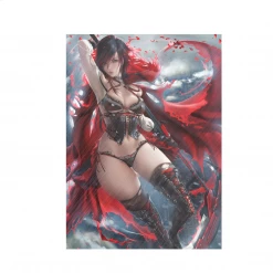 Mily RWBY Ruby Rose Pin Up "11 X 17" Aluminum Art Print Lifestyle