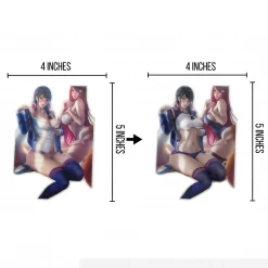 Mily Home Décor Overwatch × League Of Legends Academy D.va & Ahri Lenticular Sticker 8 Mily Home Décor Overwatch × League Of Legends Academy D.va & Ahri Lenticular Sticker