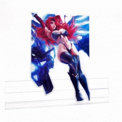 Mily League Of Legends Gun Goddess Miss Fortune Lenticular Sticker