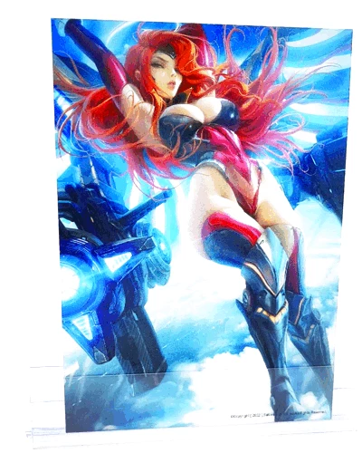 Mily League Of Legends Gun Goddess Miss Fortune "11 X 17" Lenticular 3D Art Print 3 Mily League Of Legends Gun Goddess Miss Fortune "11 X 17" Lenticular 3D Art Print