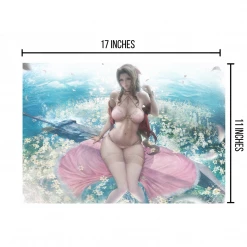 Mily Final Fantasy Aerith Resting "11 X 17" Aluminum Art Print 8 Mily Final Fantasy Aerith Resting