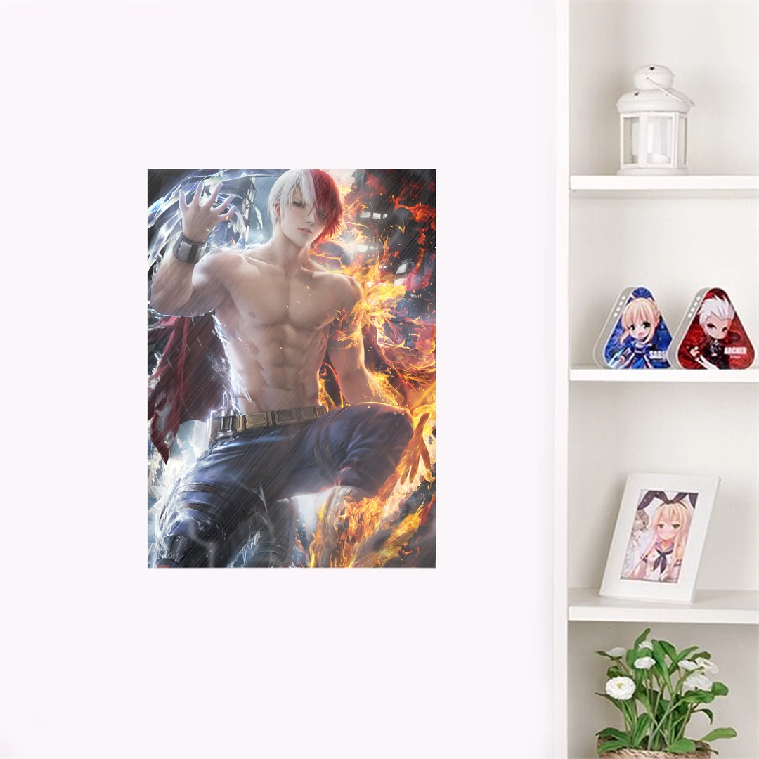 Mily My Hero Academia Shoto Todoroki Pin Up "11 X 17" Aluminum Art Print 6 Mily My Hero Academia Shoto Todoroki Pin Up "11 X 17" Aluminum Art Print