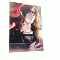 Mily Lifestyle Naruto: Shippuden Itachi & Sasuke "5 X 7" Lenticular 3D Art Print