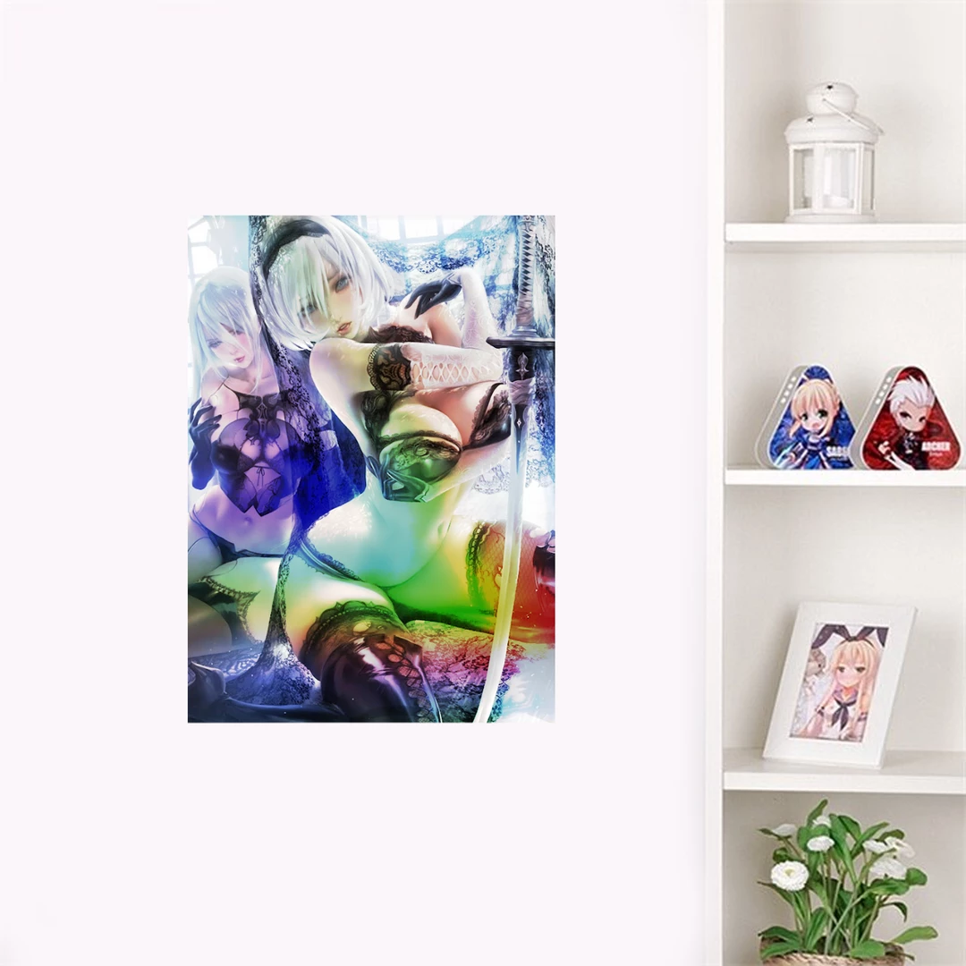 Mily Lifestyle NieR: Automata A2 & 2B Full Lace Ver. 2 "11 X 17" Metallic Glossy Art Print 5 Mily Lifestyle NieR: Automata A2 & 2B Full Lace Ver. 2 "11 X 17" Metallic Glossy Art Print