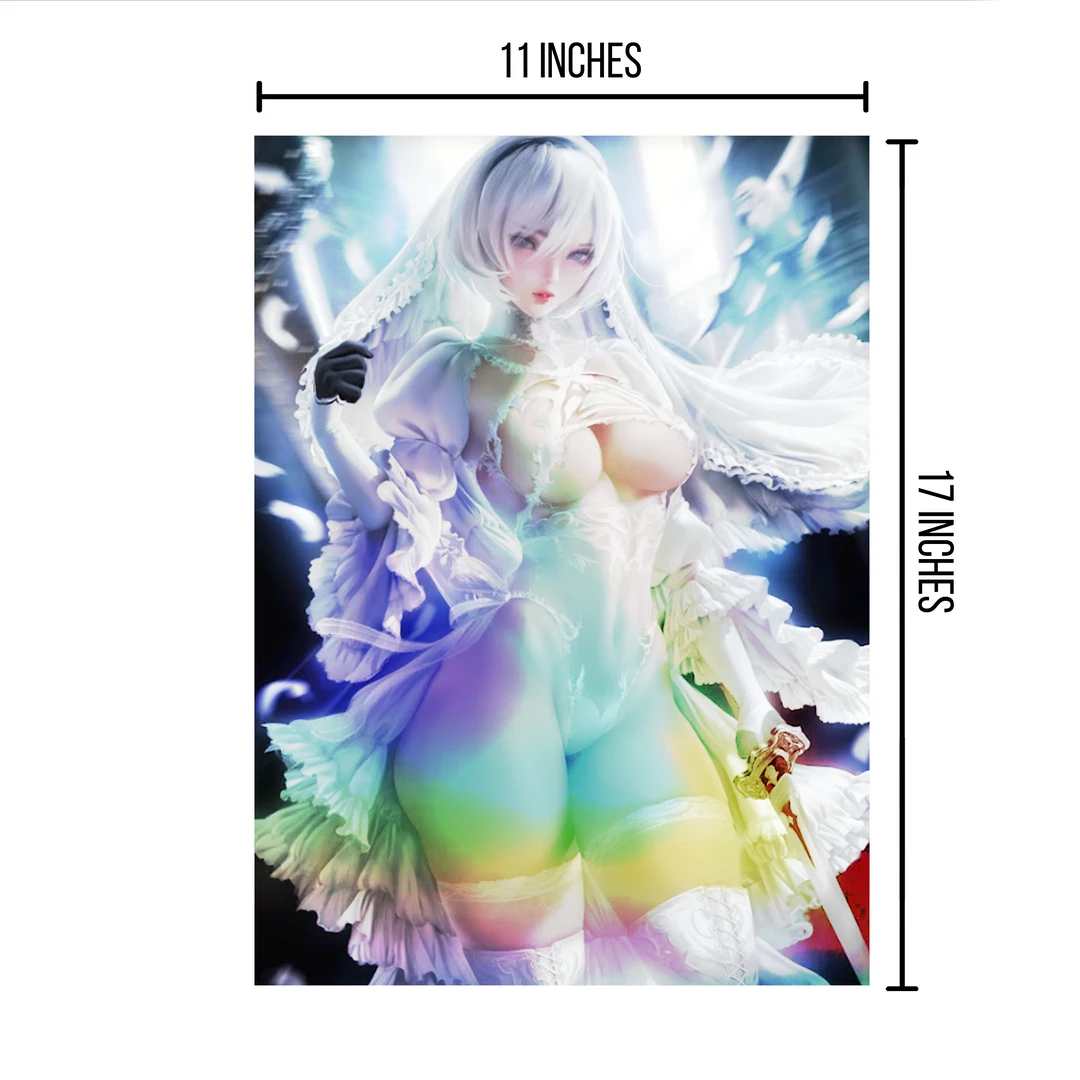 Mily NieR: Automata Victorian 2B Ver. 1 "11 X 17" Metallic Glossy Art Print 4 Mily NieR: Automata Victorian 2B Ver. 1 "11 X 17" Metallic Glossy Art Print