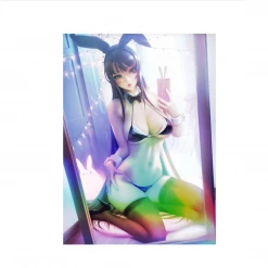 Mily Rascal Does Not Dream Of Bunny Girl Senpai Mai Sakurajima Pinup Ver. 2 "11 X 17" Metallic Glossy Art Print