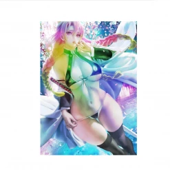 Mily Demon Slayer Mitsuri Kanroji Pin Up "5 X 7" Metallic Glossy Art Print