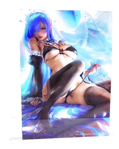 Mily Re:Zero Rem Wedding Dress "11 X 17" Lenticular 3D Art Print 3 Mily Re:Zero Rem Wedding Dress "11 X 17" Lenticular 3D Art Print