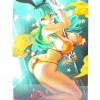 Mily Dragon Ball Bulma Bunny "11 X 17" Lenticular 3D Art Print 2 Mily Dragon Ball Bulma Bunny "11 X 17" Lenticular 3D Art Print