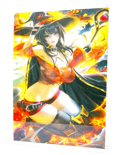 Mily Lifestyle KonoSuba Megumin "11 X 17" Lenticular 3D Art Print 3 Mily Lifestyle KonoSuba Megumin "11 X 17" Lenticular 3D Art Print