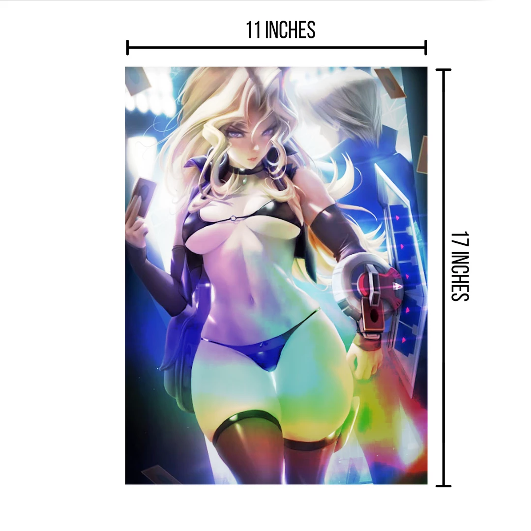 Mily Yu-Gi-Oh! Mai Valentine Ver. 2 "11 X 17" Metallic Glossy Art Print 4 Mily Yu-Gi-Oh! Mai Valentine Ver. 2 "11 X 17" Metallic Glossy Art Print