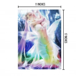 Mily Sailor Moon Princess Serenity Pin Up Ver. 2 "11 X 17" Metallic Glossy Art Print Lifestyle