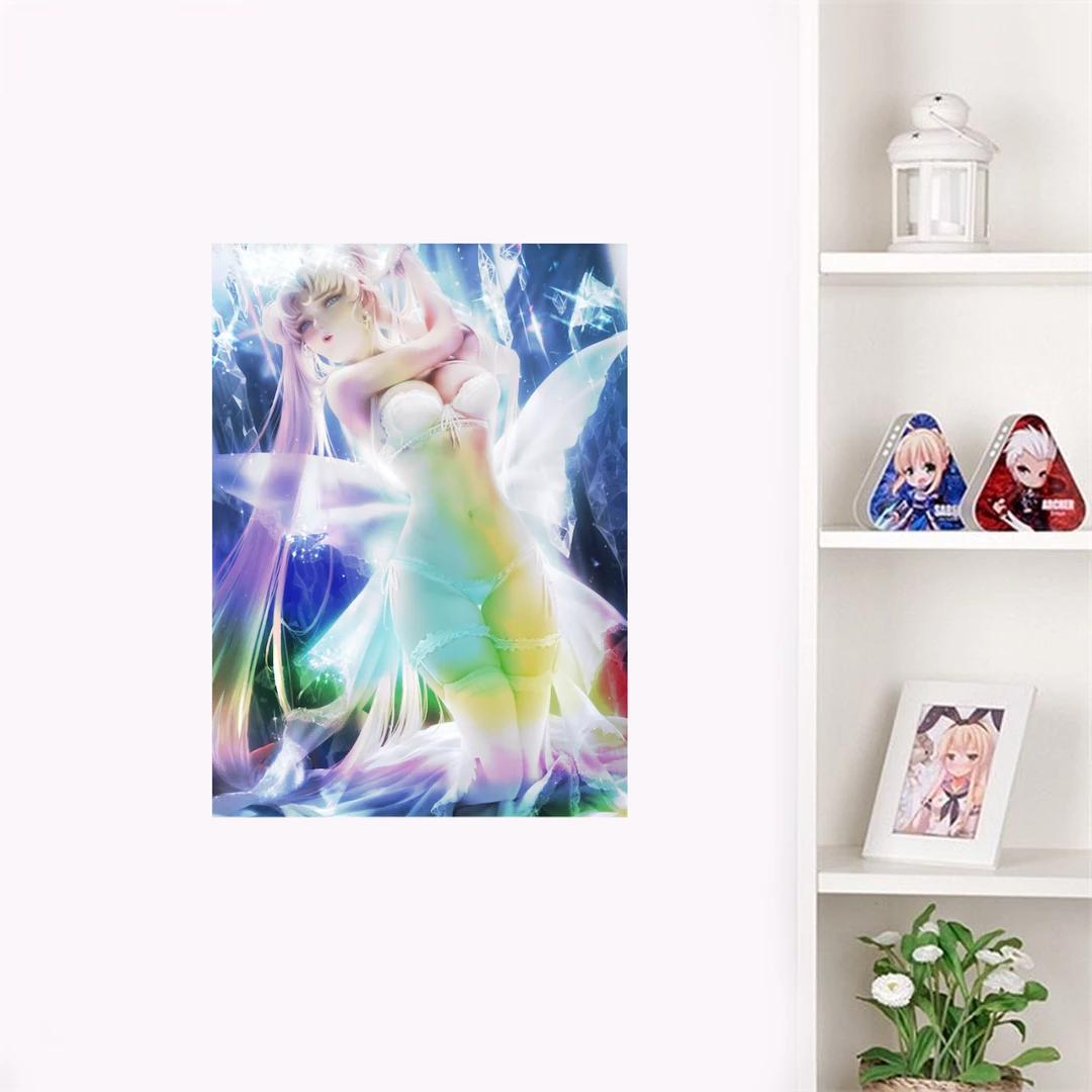 Mily Sailor Moon Princess Serenity Pin Up Ver. 2 "11 X 17" Metallic Glossy Art Print Lifestyle 5 Mily Sailor Moon Princess Serenity Pin Up Ver. 2 "11 X 17" Metallic Glossy Art Print Lifestyle