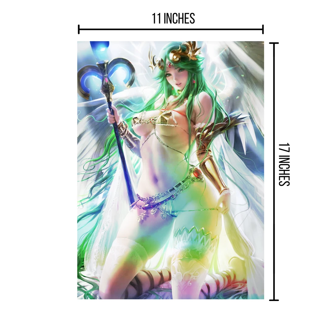 Mily Kid Icarus Palutena Pin Up Ver. 2 "11 X 17" Metallic Glossy Art Print Lifestyle 4 Mily Kid Icarus Palutena Pin Up Ver. 2 "11 X 17" Metallic Glossy Art Print Lifestyle