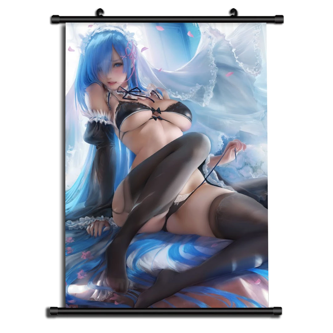 Mily Home Décor Re:Zero Rem Bride 23 X 36 Inch Wall Scroll Poster Ver. 2 3 Mily Home Décor Re:Zero Rem Bride 23 X 36 Inch Wall Scroll Poster Ver. 2