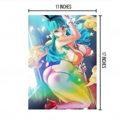 Mily Lifestyle Dragon Ball Bulma Bunny "11 X 17" Metallic Glossy Art Print Ver. 2 7 Mily Lifestyle Dragon Ball Bulma Bunny