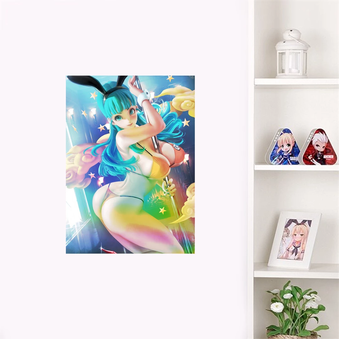 Mily Lifestyle Dragon Ball Bulma Bunny "11 X 17" Metallic Glossy Art Print Ver. 2 4 Mily Lifestyle Dragon Ball Bulma Bunny "11 X 17" Metallic Glossy Art Print Ver. 2
