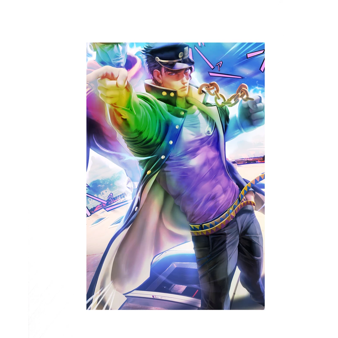 Mily JoJo's Bizarre Adventure Jotaro Kujo "11 X 17" Metallic Glossy Art Print Ver. 2 3 Mily JoJo's Bizarre Adventure Jotaro Kujo "11 X 17" Metallic Glossy Art Print Ver. 2