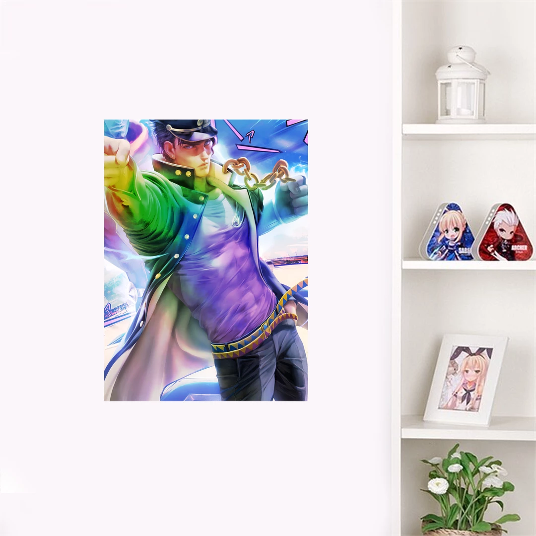 Mily JoJo's Bizarre Adventure Jotaro Kujo "11 X 17" Metallic Glossy Art Print Ver. 2 5 Mily JoJo's Bizarre Adventure Jotaro Kujo "11 X 17" Metallic Glossy Art Print Ver. 2