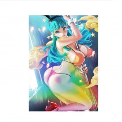 Mily Lifestyle Dragon Ball Bulma Bunny "5 X 7" Metallic Glossy Art Print Ver. 2