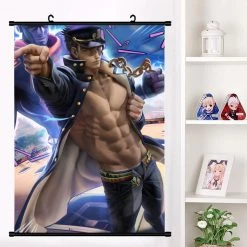 Mily Home Décor JoJo's Bizarre Adventure Jotaro Kujo 23 X 36 Inch Wall Scroll Poster Ver. 2