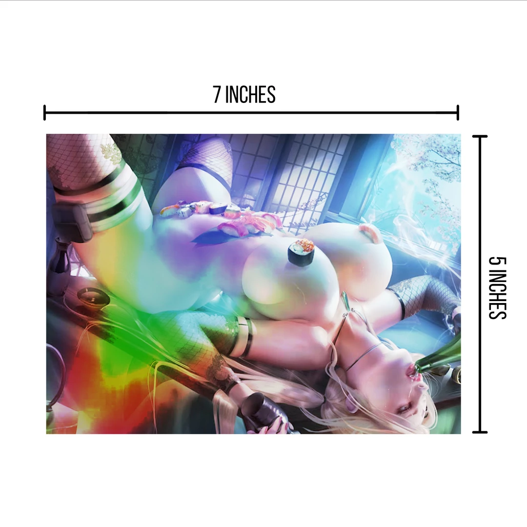 Mily Lifestyle Naruto: Shippuden Tsunade Wild Night "5 X 7" Metallic Glossy Art Print Ver. 2 4 Mily Lifestyle Naruto: Shippuden Tsunade Wild Night "5 X 7" Metallic Glossy Art Print Ver. 2