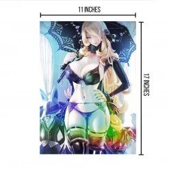 Mily Lifestyle Pokemon Cynthia Pin Up "11 X 17" Metallic Glossy Art Print Ver. 2