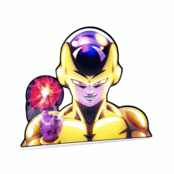 Mily Dragon Ball Super Frieza Lenticular Sticker Home Décor