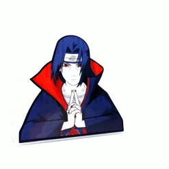 Mily Naruto Itachi Fireball Technique Lenticular Sticker