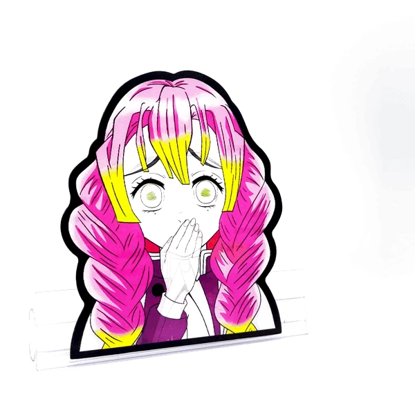 Mily Demon Slayer Mitsuri Sakura Mochi Lenticular Sticker Home Décor 5 Mily Demon Slayer Mitsuri Sakura Mochi Lenticular Sticker Home Décor
