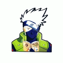 Mily Home Décor Naruto Kakashi Lenticular Sticker
