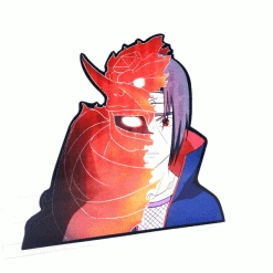 Mily Home Décor Naruto: Shippuden Itachi Susanoo Lenticular Sticker