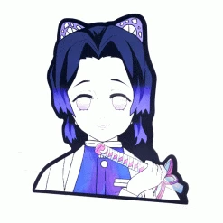Mily Demon Slayer Shinobu Lenticular Sticker 7 Mily Demon Slayer Shinobu Lenticular Sticker