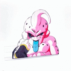 Mily Home Décor Dragon Ball Z Kid Buu Lenticular Sticker