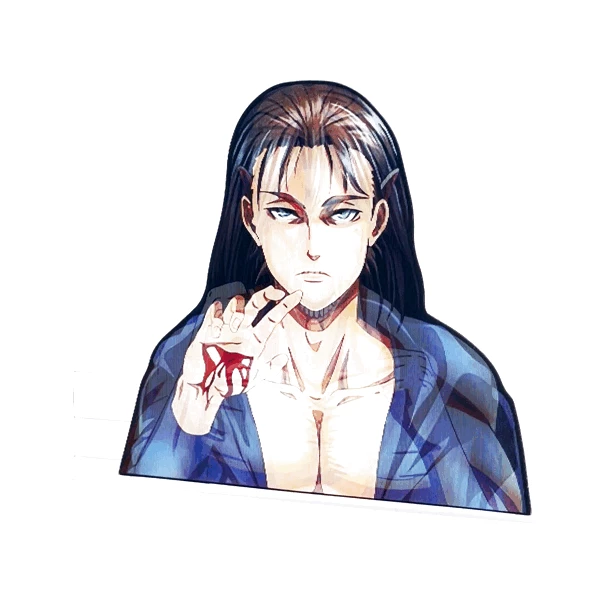 Mily Attack On Titan Final Season Eren Lenticular Sticker Home Décor 5 Mily Attack On Titan Final Season Eren Lenticular Sticker Home Décor