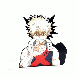 Mily Home Décor My Hero Academia Bakugo Lenticular Sticker
