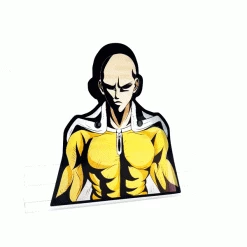 Mily One Punch Man Saitama Lenticular Sticker