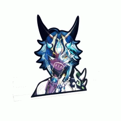 Mily Genshin Impact Xiao Lenticular Sticker Home Décor