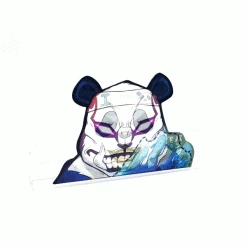 Mily Jujutsu Kaisen Panda Lenticular Sticker Home Décor