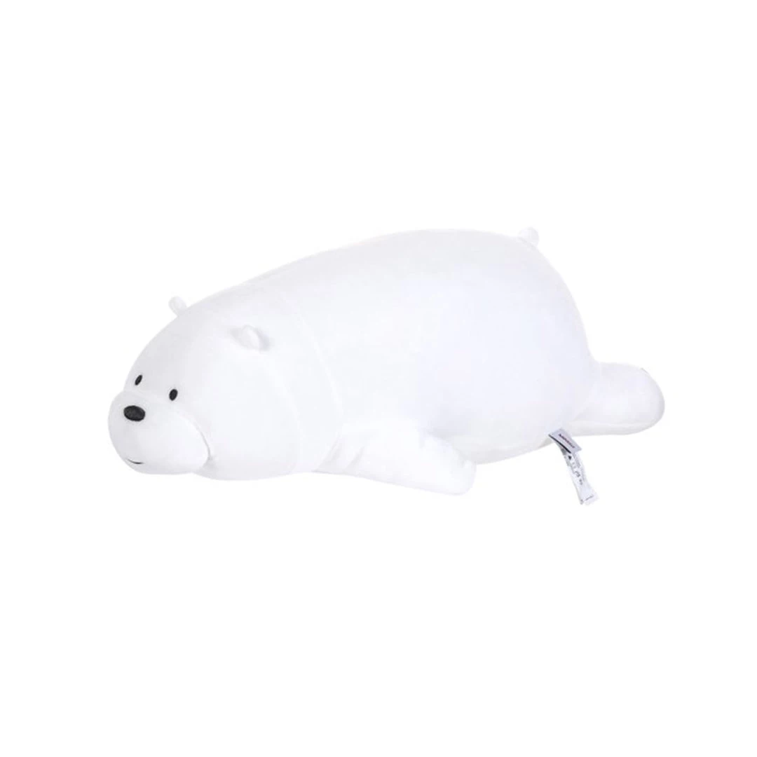 Mily We Bare Bears Ice Bear Laying Plush 3 Mily We Bare Bears Ice Bear Laying Plush