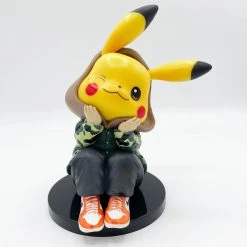 Mily Figures Pokemon Camoflauge Hooded Pikachu Figure
