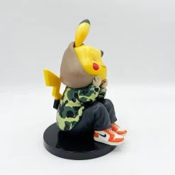 Mily Figures Pokemon Camoflauge Hooded Pikachu Figure