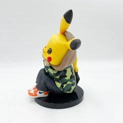Mily Figures Pokemon Camoflauge Hooded Pikachu Figure