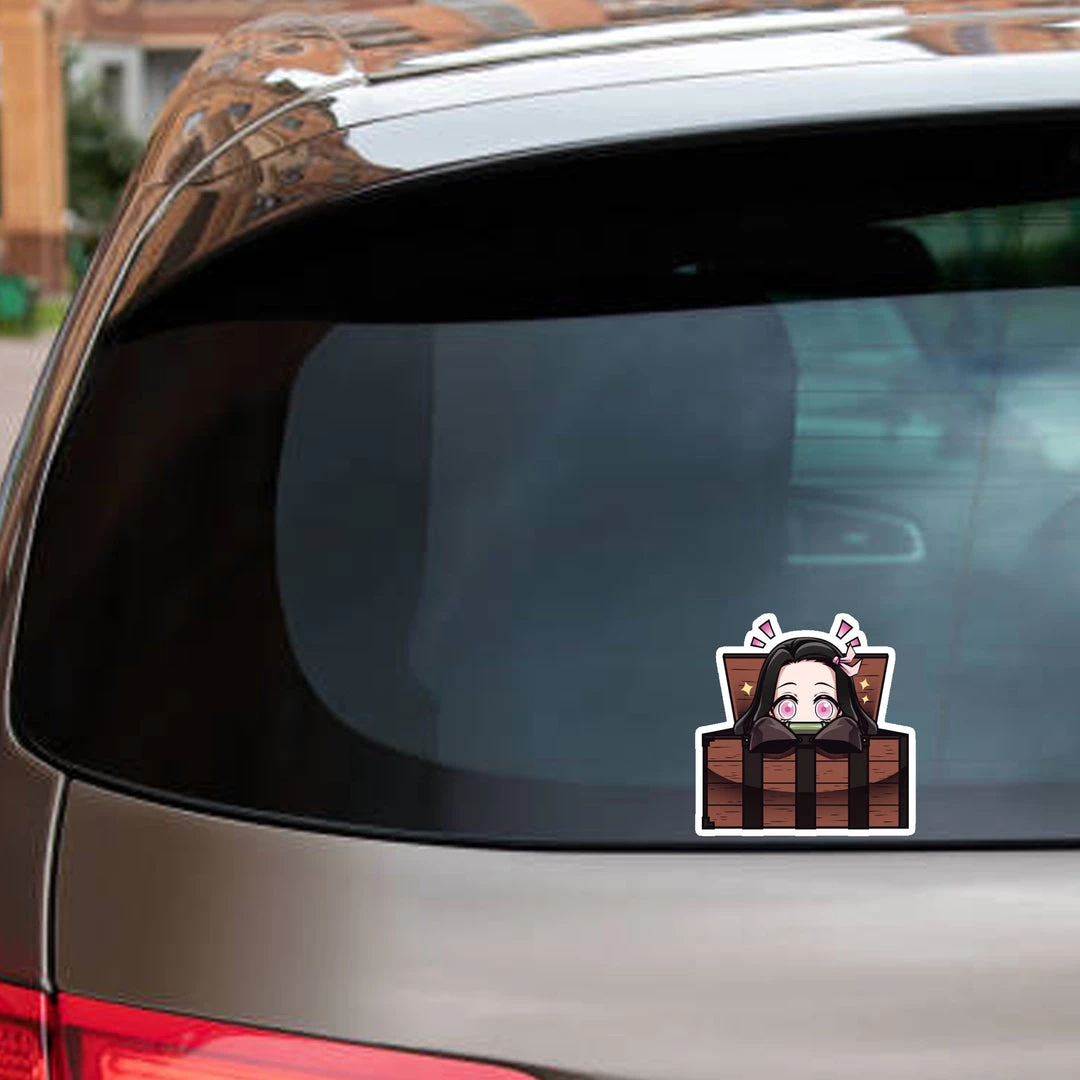 Mily Demon Slayer Nezuko Peeking Box Sticker 5 Mily Demon Slayer Nezuko Peeking Box Sticker