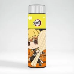 Mily Lifestyle Demon Slayer Chibi Zenitsu Temperature Display Thermal Bottle